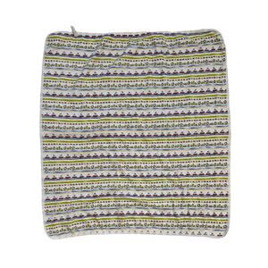 Carters Vintage Boat House Tree Stripe White Cotton Baby Infant Swaddle Blanket